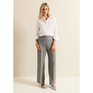 Phase Eight Dilly Pleat Detail Wide Leg Trousers